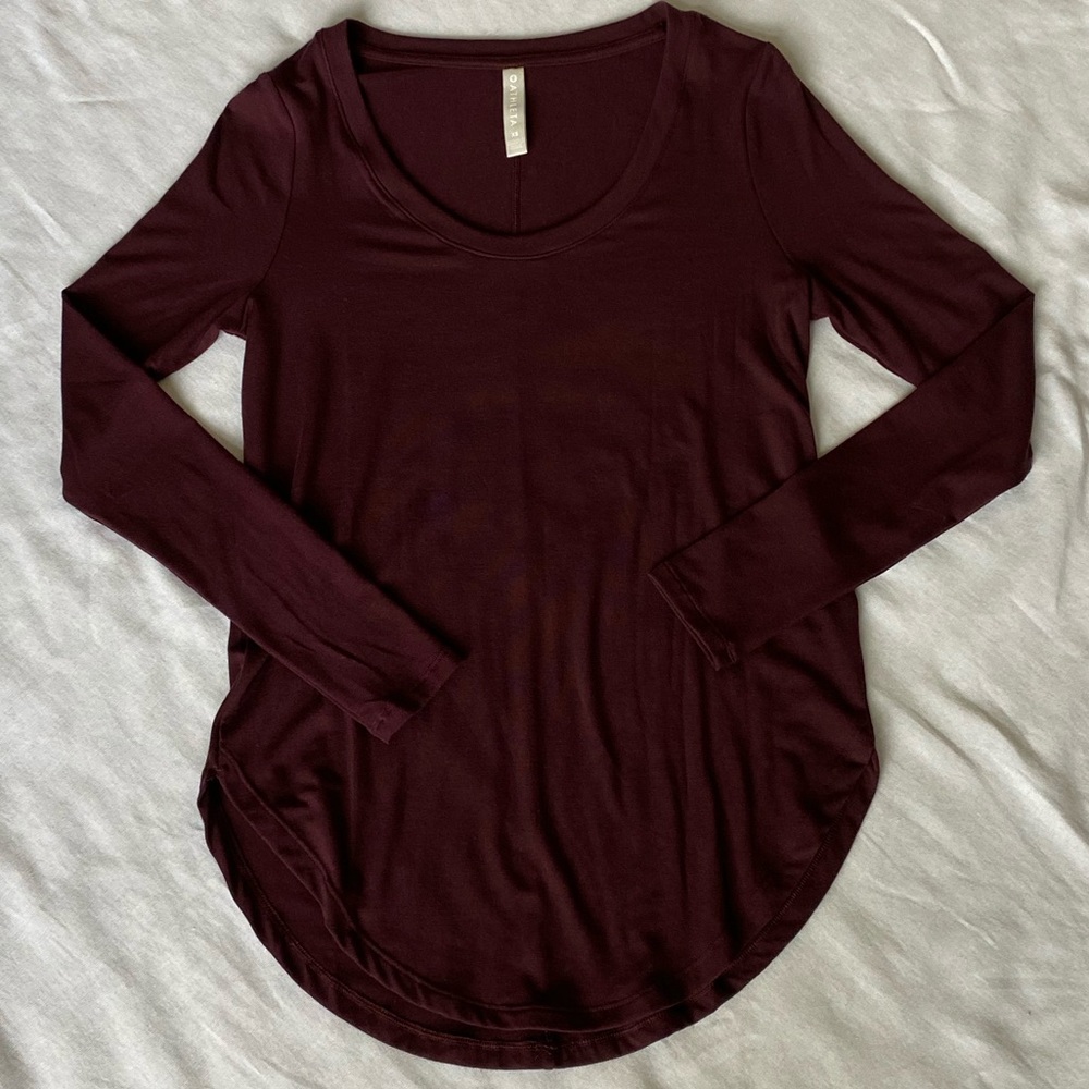 Athleta long sleeve top, size XS never worn